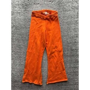 Baserange & Amelia Pichard Ribbed Knit Obeo Lounge Pants Orangeade Womens Size S